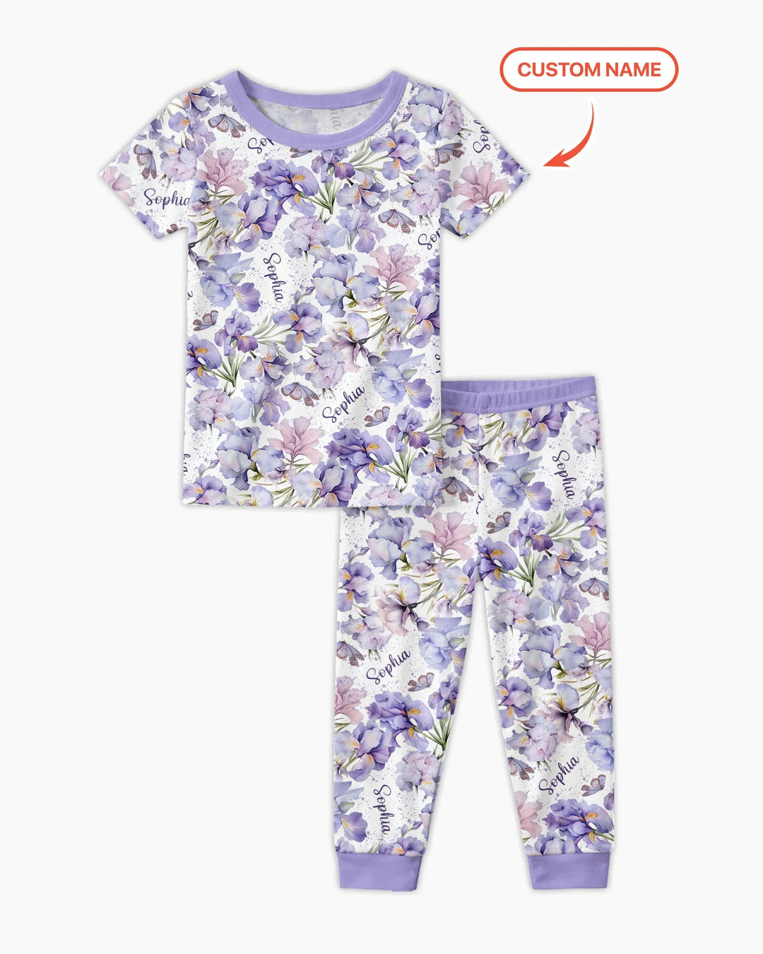 Zweiteiliges, kurzärmliges Pyjama-Set mit Marienkäfern