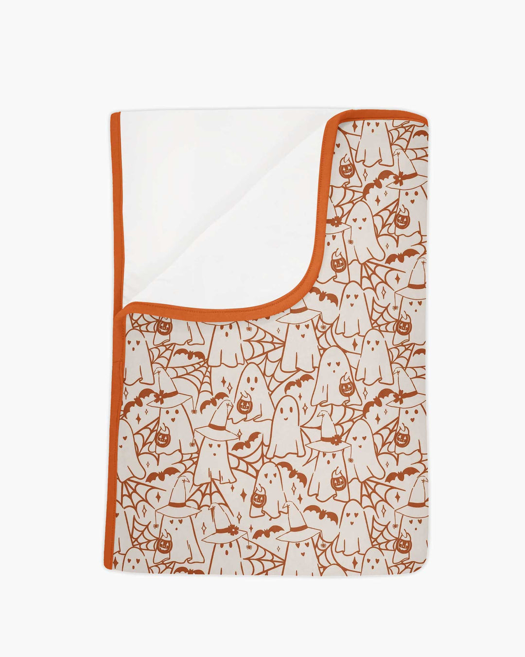 Boo Trick or Treat Ghosts Halloween Bamboo Blanket