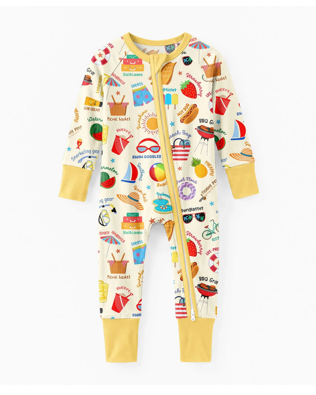 Gerippte Babykleidung mit individuellem Foto - Weich &amp; Skizzenhaft