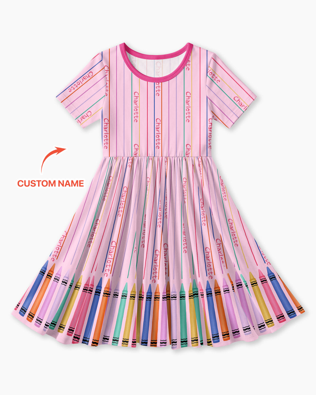 Vorlage Bambus Twirl Kleid