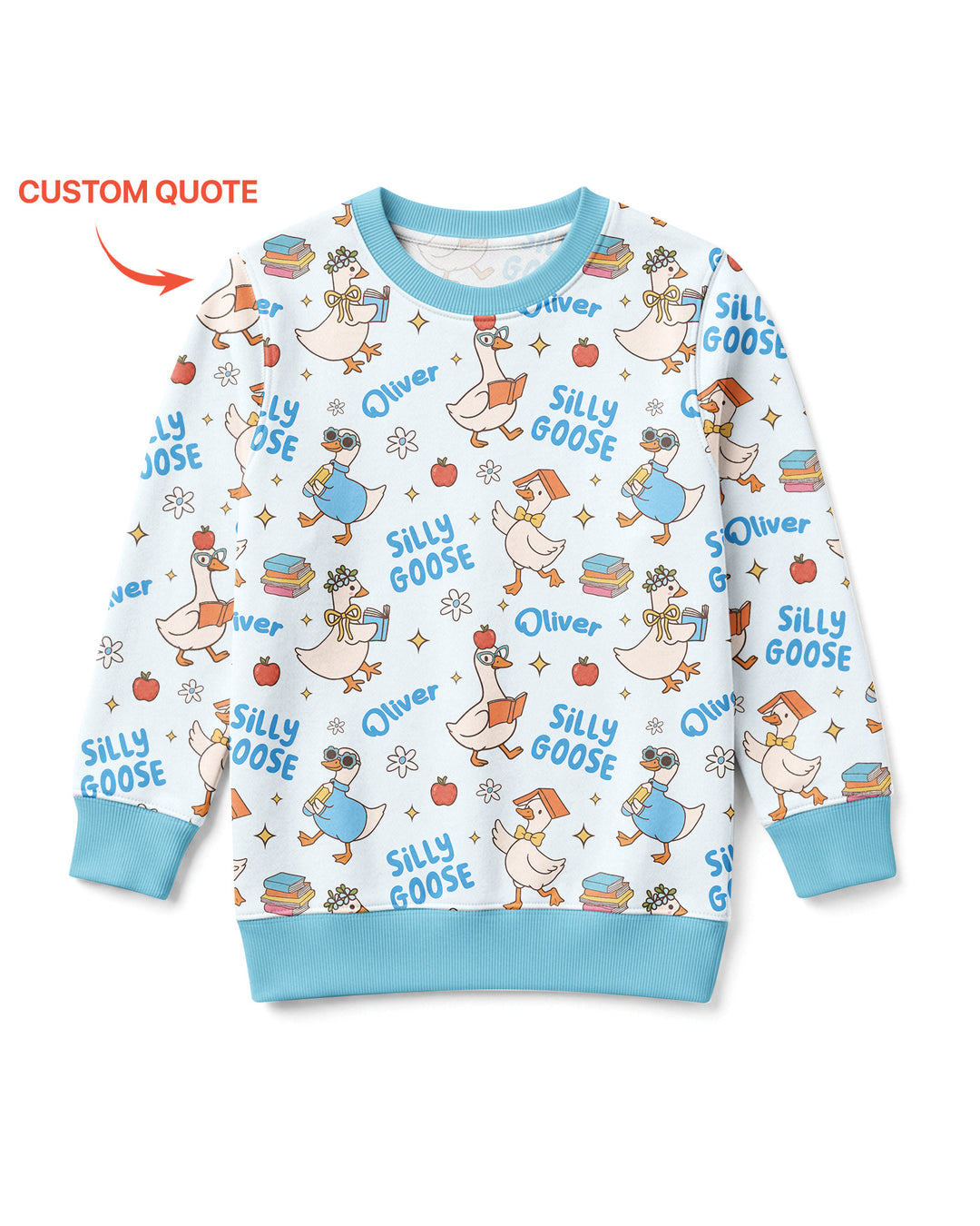 Custom Template Bambus-Rundhals-Sweatshirt