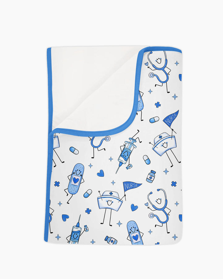 Cute Nurse Crew Bamboo Blanket