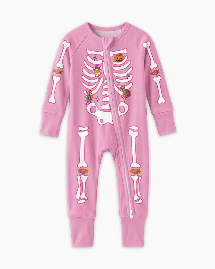 Halloween Skeleton Candy Bamboo Convertible Zippy
