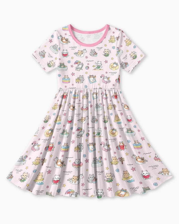 Vorlage Bambus Twirl Kleid