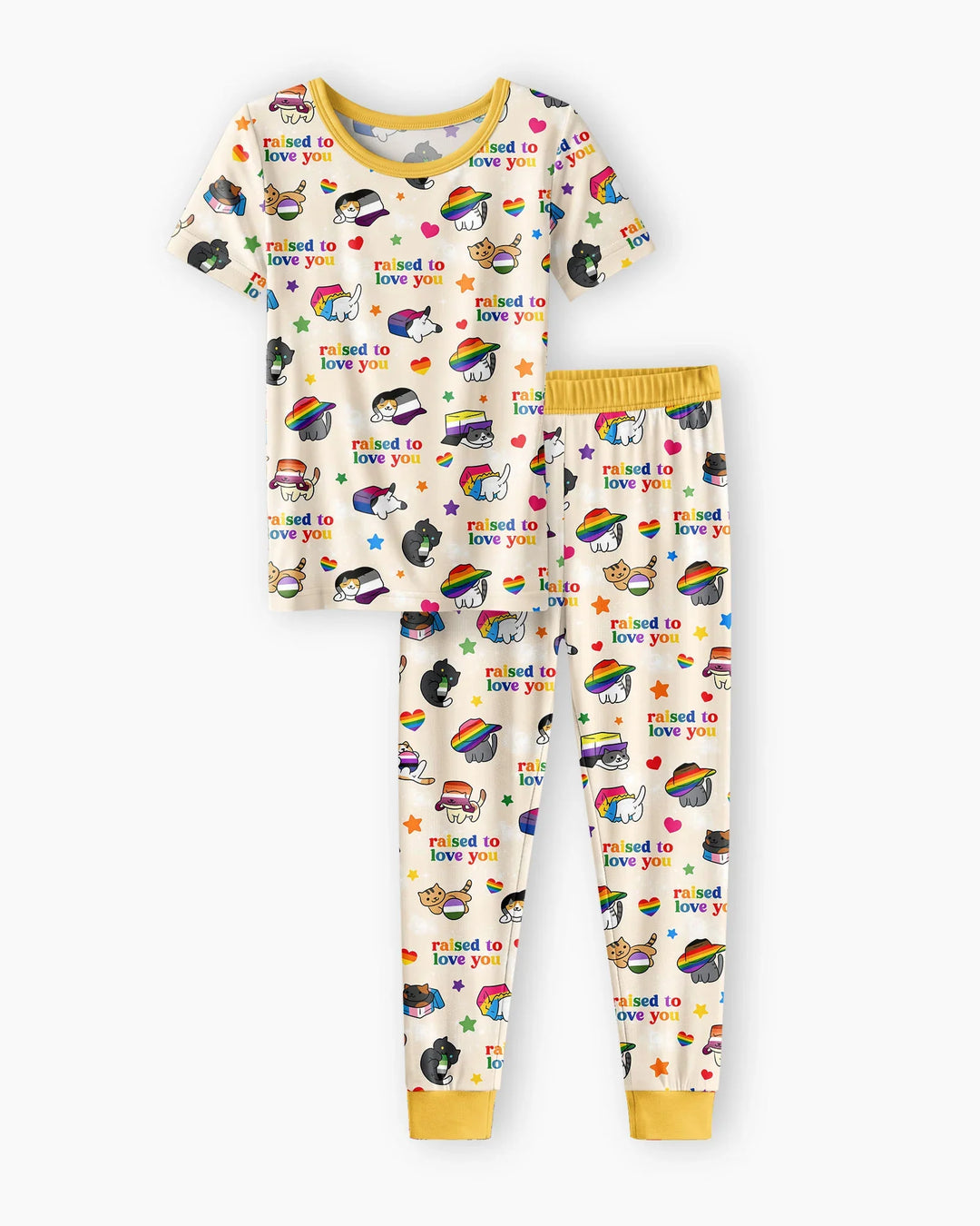 Zweiteiliges, kurzärmliges Pyjama-Set mit Marienkäfern