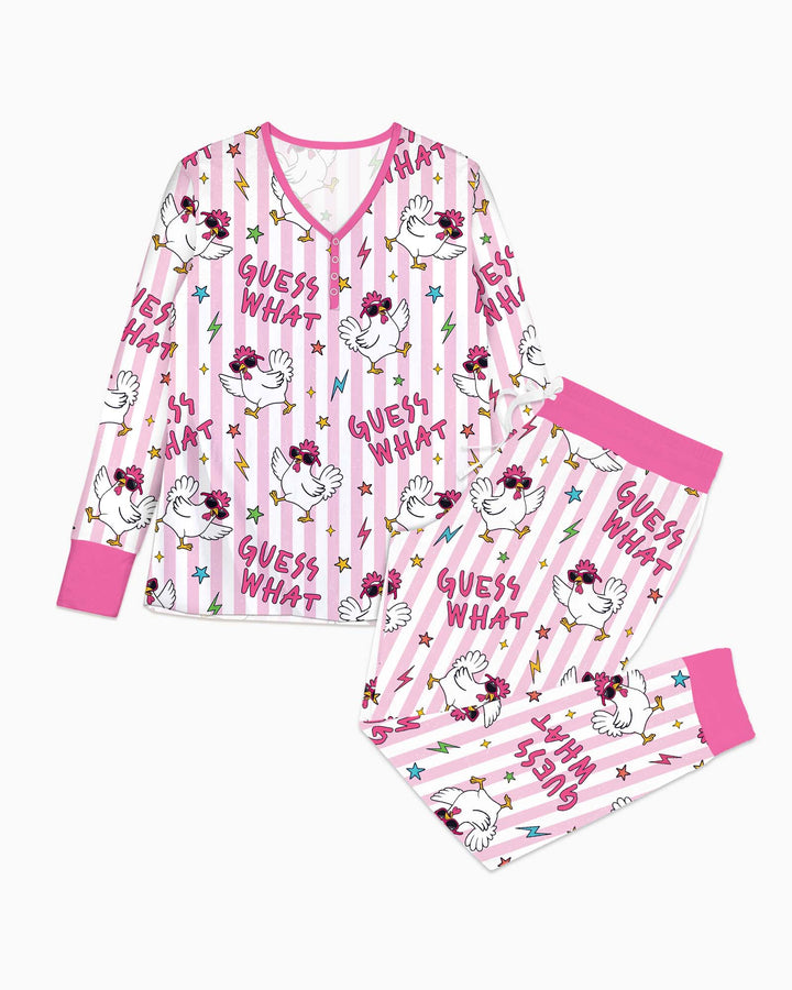 Vorlage Bambus Damen Pyjama Set