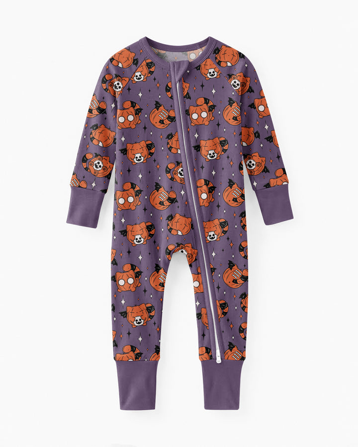 Batty Pumpkin Cats Bamboo Convertible Zippy
