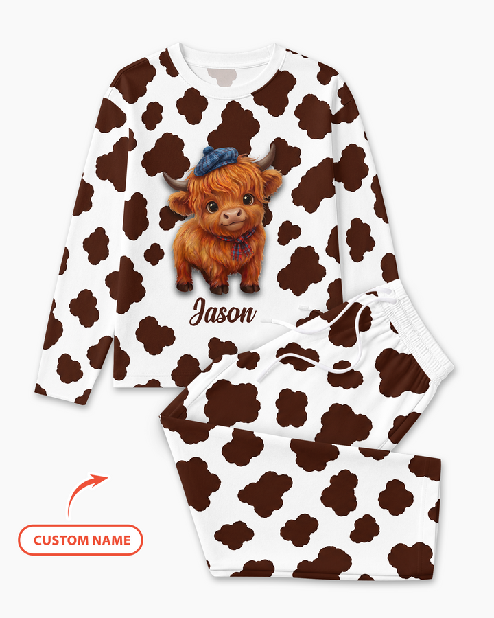 Cozy Moo Dreams Bamboo Men's Pajama Set