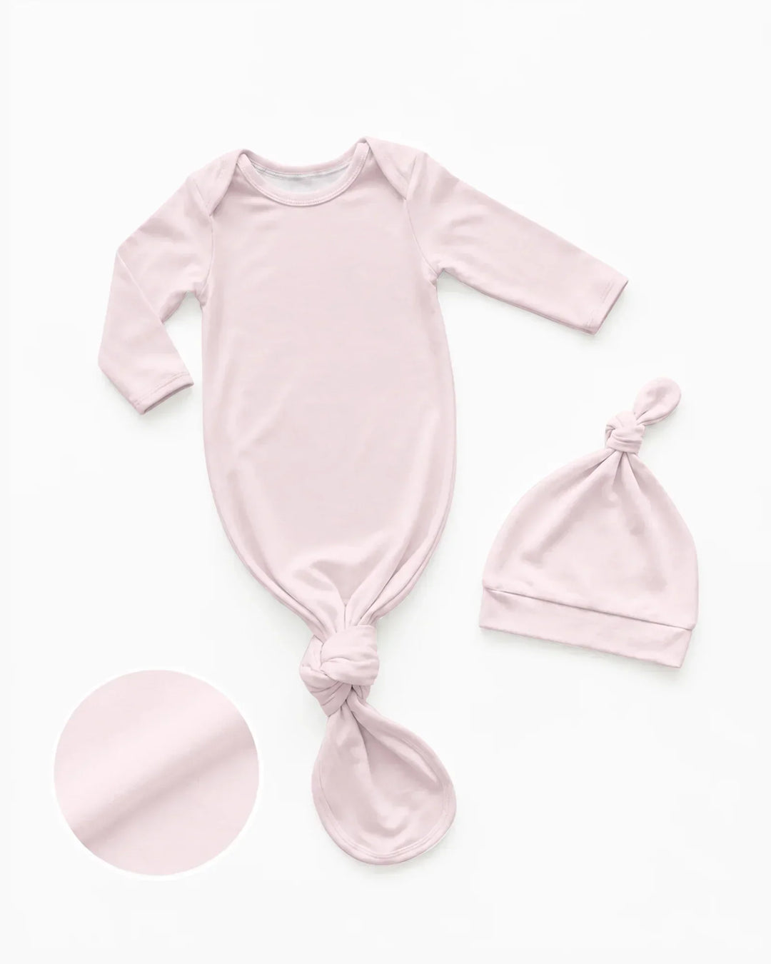 Kleid mit einfarbigem Knoten