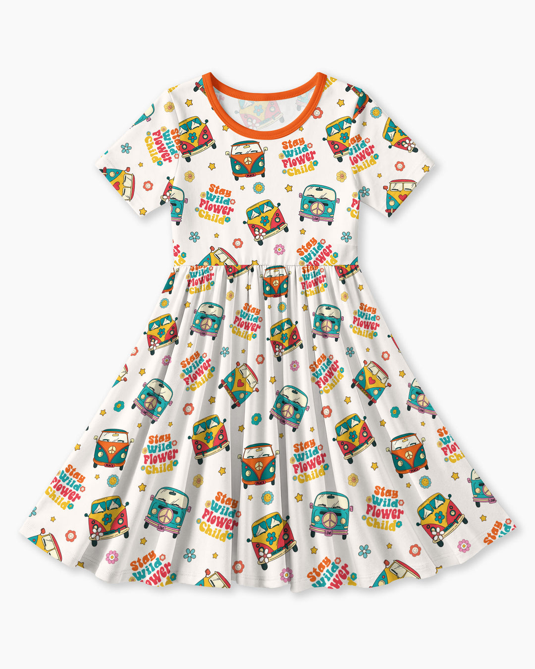 Stay Wild Flower Child Bamboo Twirl Dress