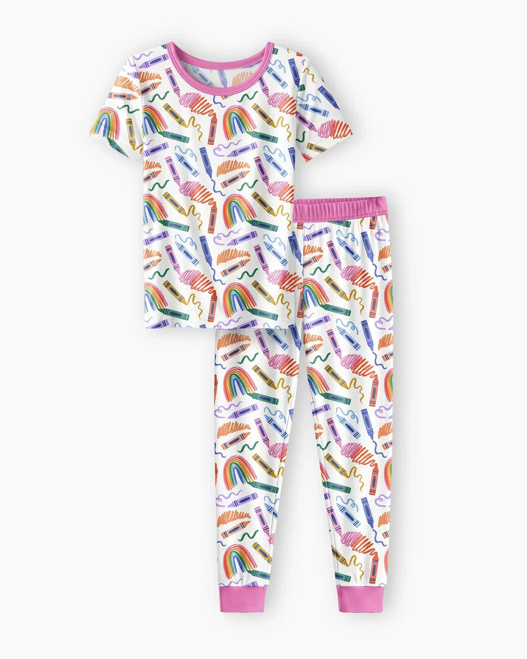 Zweiteiliges, kurzärmliges Pyjama-Set mit Marienkäfern