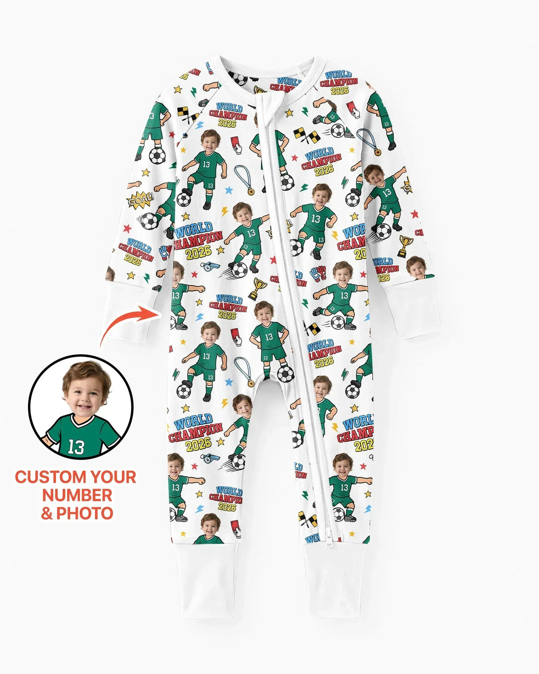 Gerippte Babykleidung mit individuellem Foto - Weich &amp; Skizzenhaft
