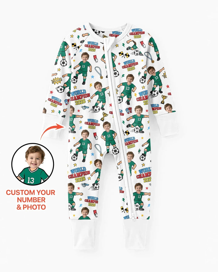 Gerippte Babykleidung mit individuellem Foto - Weich &amp; Skizzenhaft