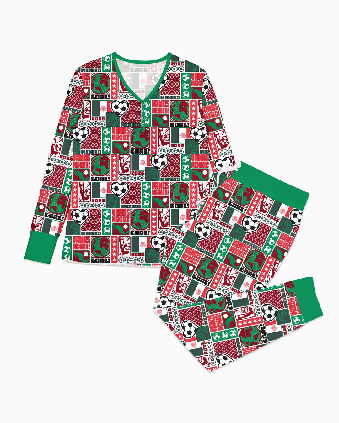 Vorlage Bambus Damen Pyjama Set
