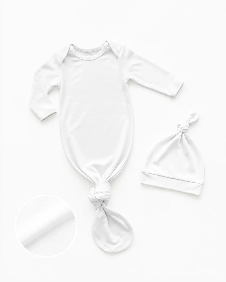 Kleid mit einfarbigem Knoten