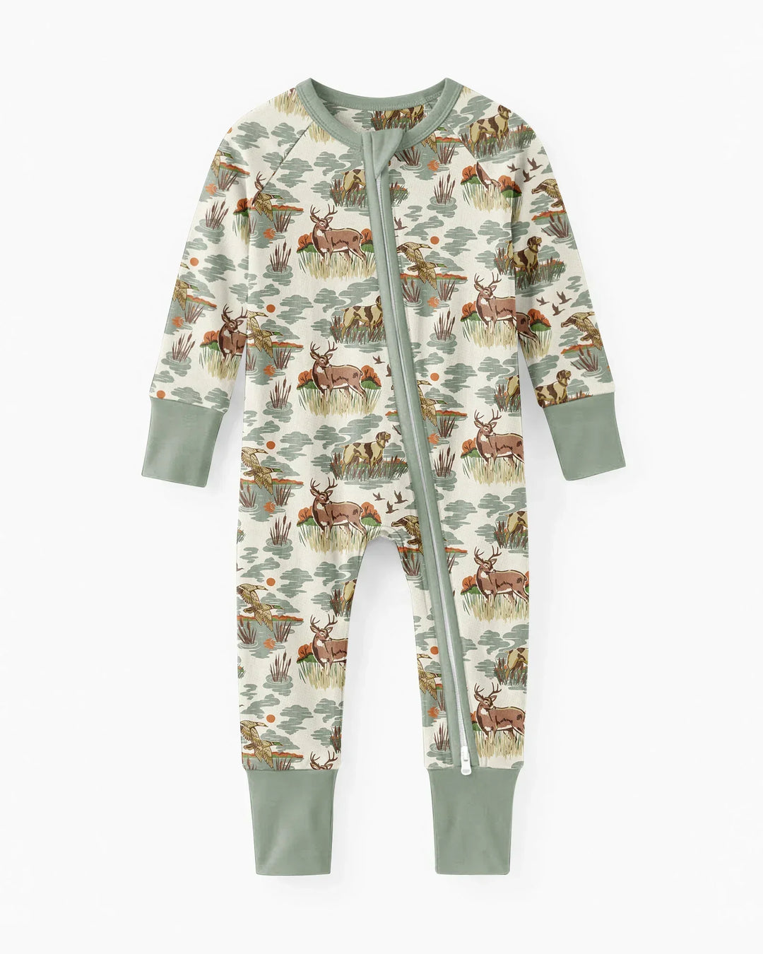 Vintage Hunting Season Daddy& Me Matching Bamboo Convertible Zippy