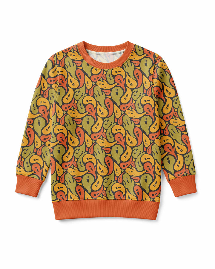 Retro Haunts & Happy Boos Bamboo Crewneck Sweatshirt