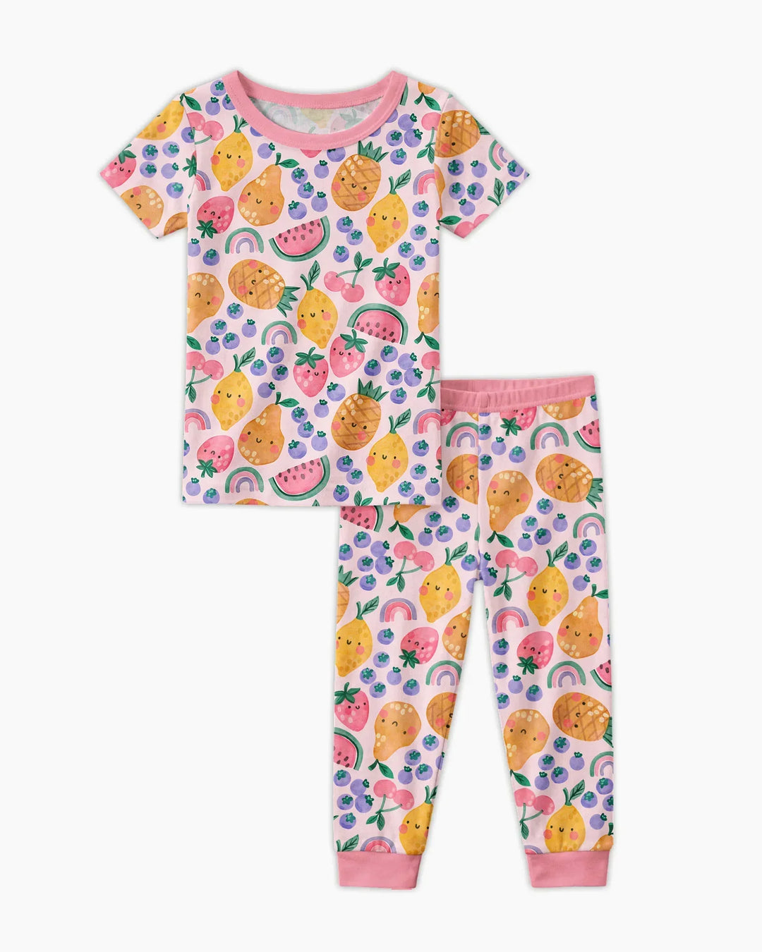 Zweiteiliges, kurzärmliges Pyjama-Set mit Marienkäfern