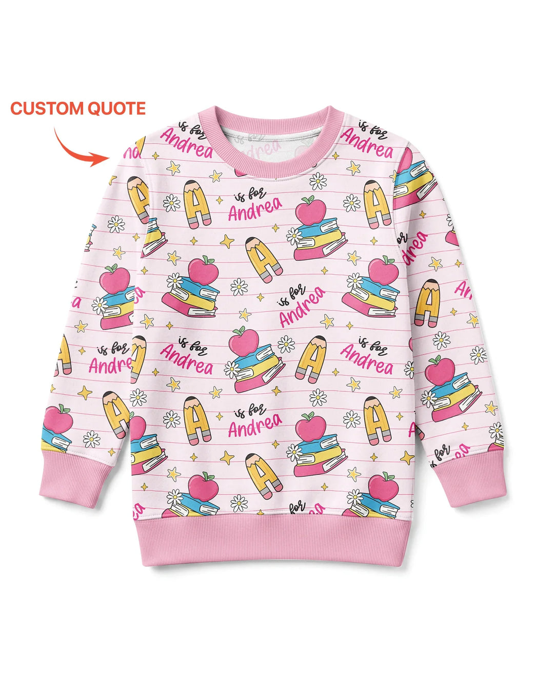 Custom Template Bambus-Rundhals-Sweatshirt