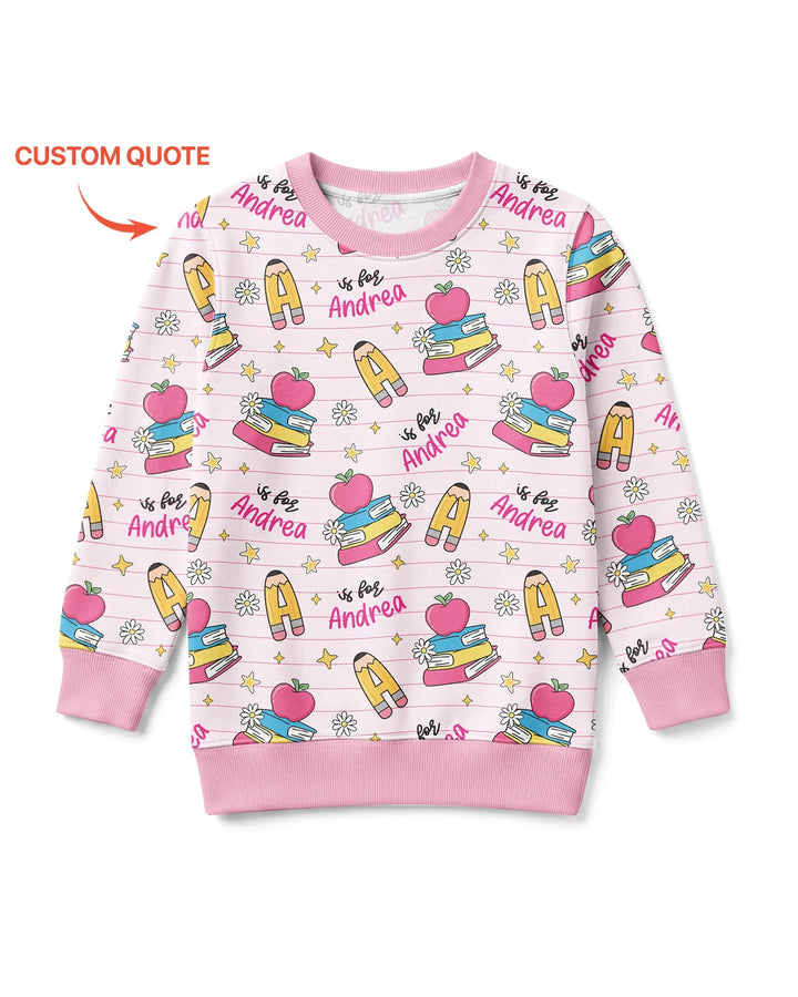 Custom Template Bambus-Rundhals-Sweatshirt