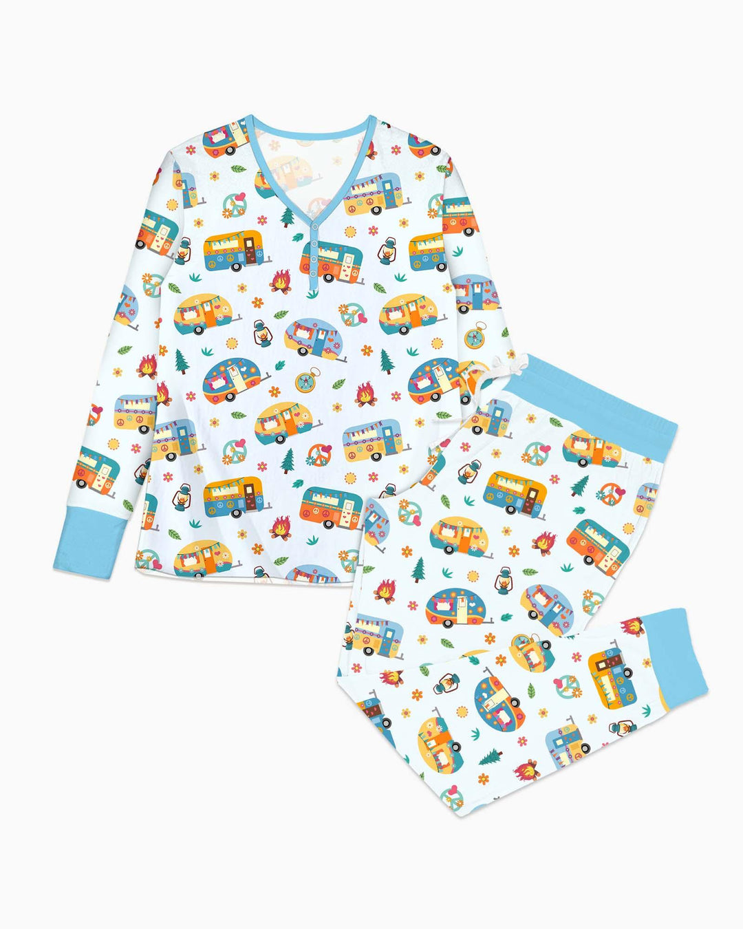 Happy Little Camper Women Pajama Set