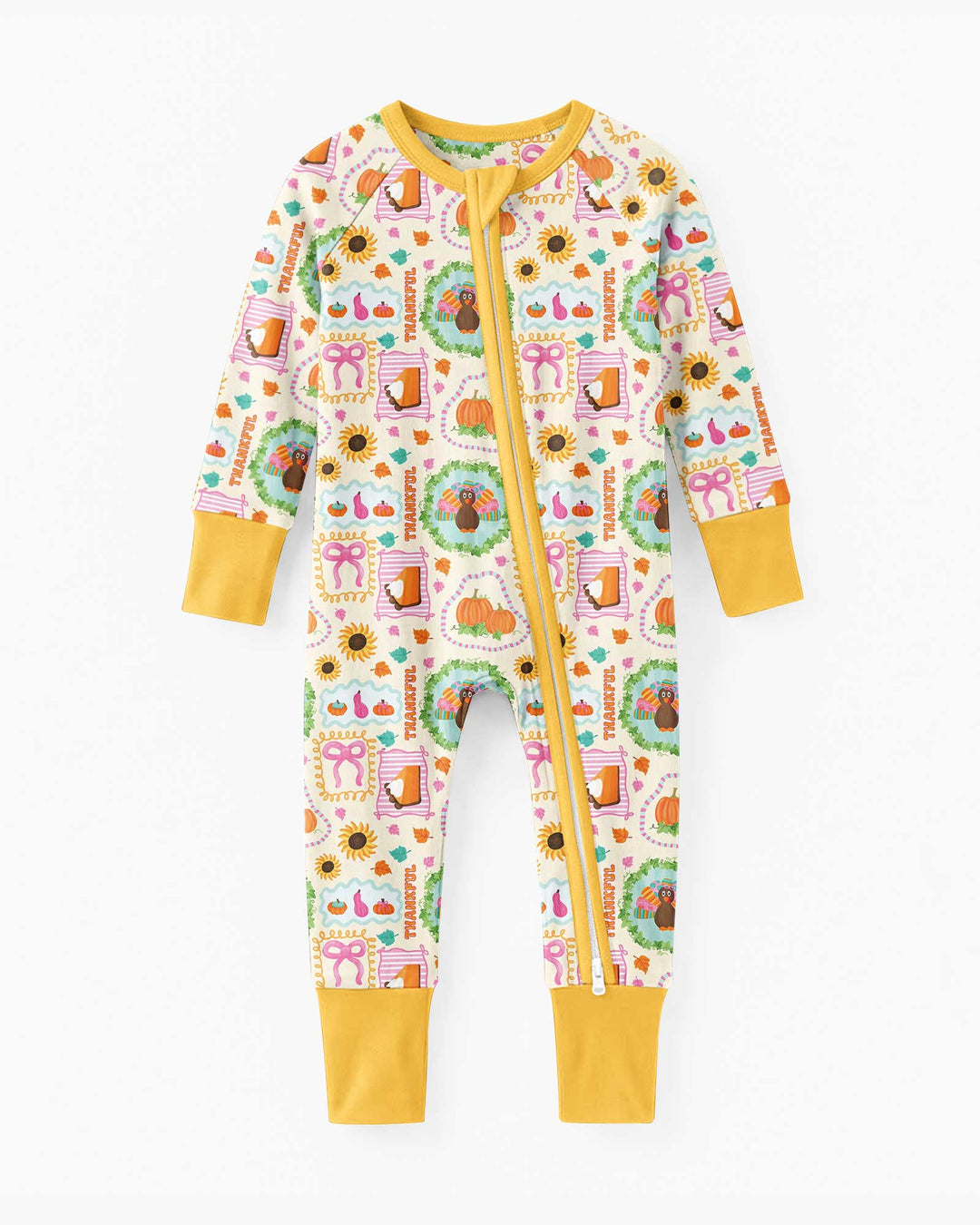 Sweet Thanksgiving Harvest Bamboo Convertible Zippy