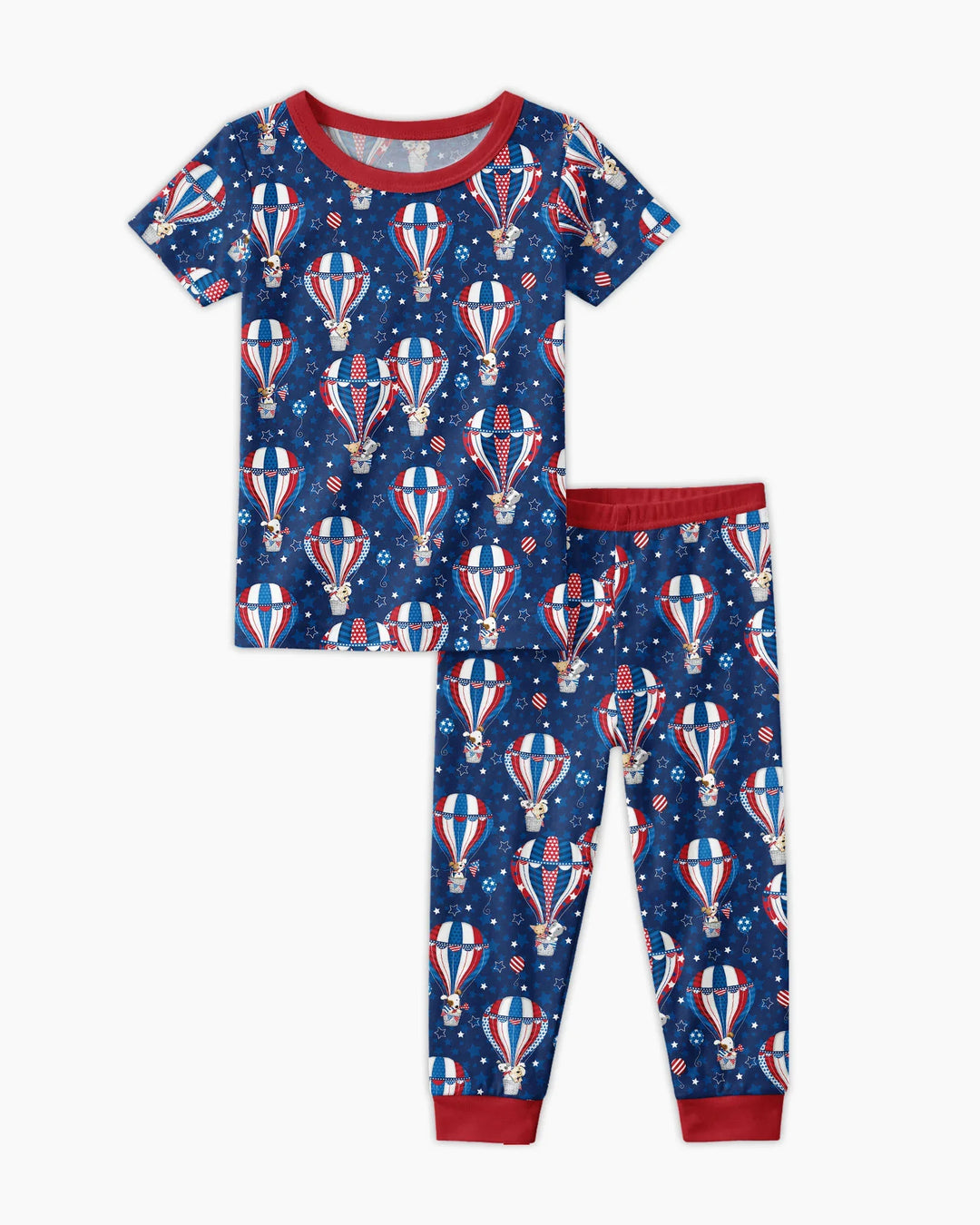 Zweiteiliges, kurzärmliges Pyjama-Set mit Marienkäfern