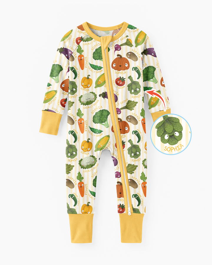 Gerippte Babykleidung mit individuellem Foto - Weich &amp; Skizzenhaft