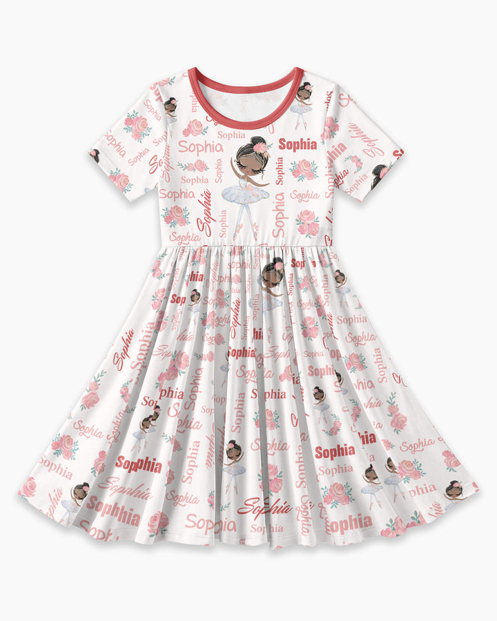 Cute Avatar Bamboo Twirl Dress