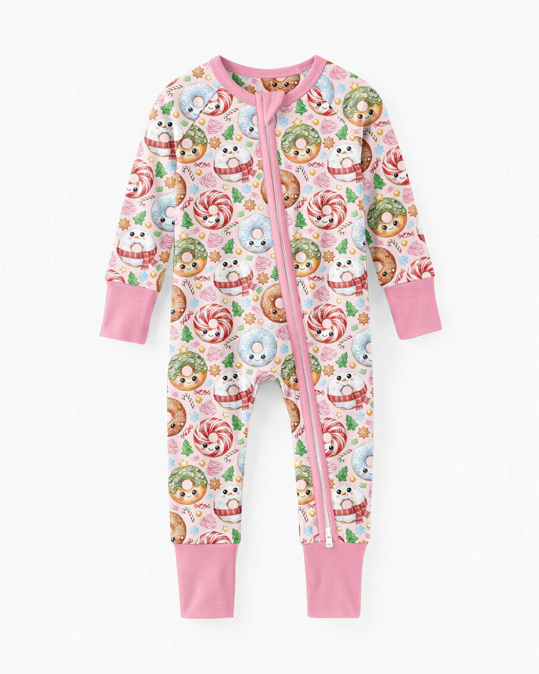 Kawaii Christmas Donuts Bamboo Convertible Zippy