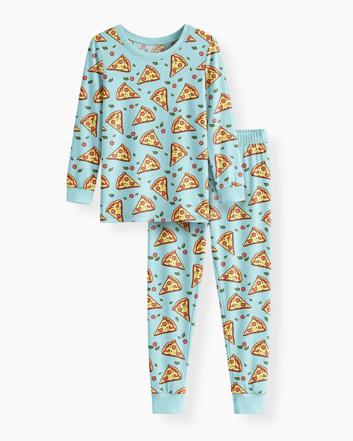 Pizza Doodle Bamboo Two Piece Pajama Set