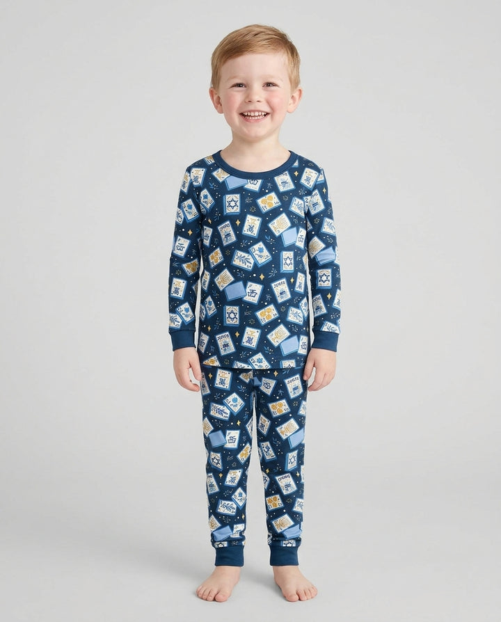 Love And Lights Bamboo Two Piece Long Sleeve Pajama Set