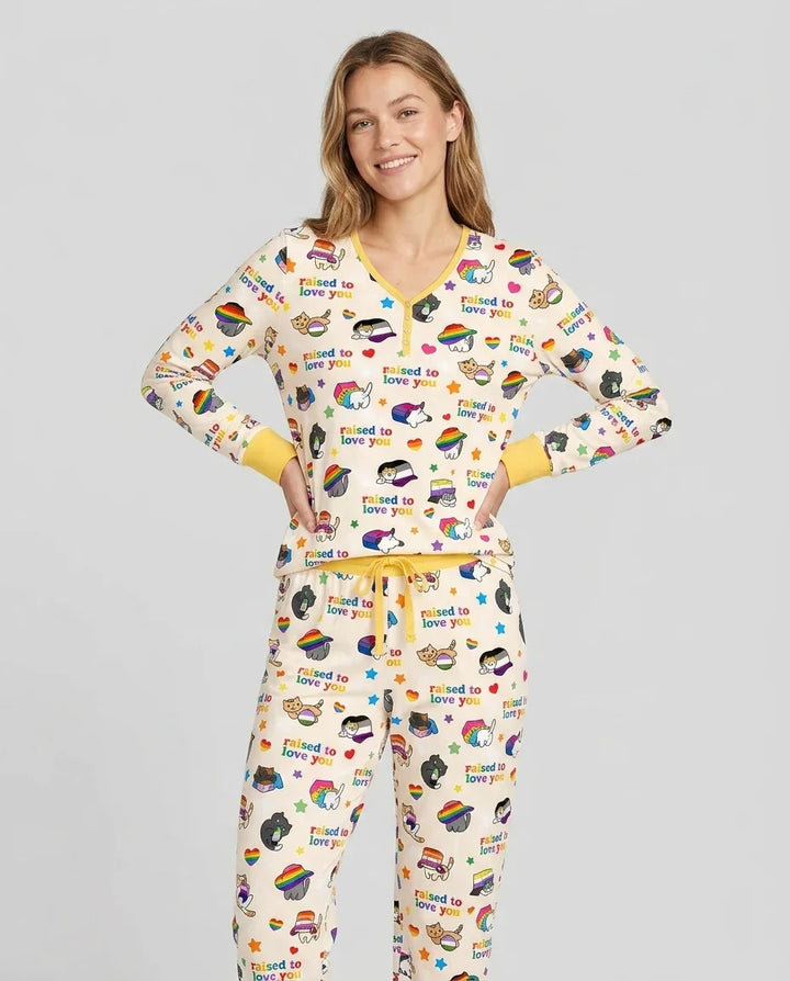 Vorlage Bambus Damen Pyjama Set