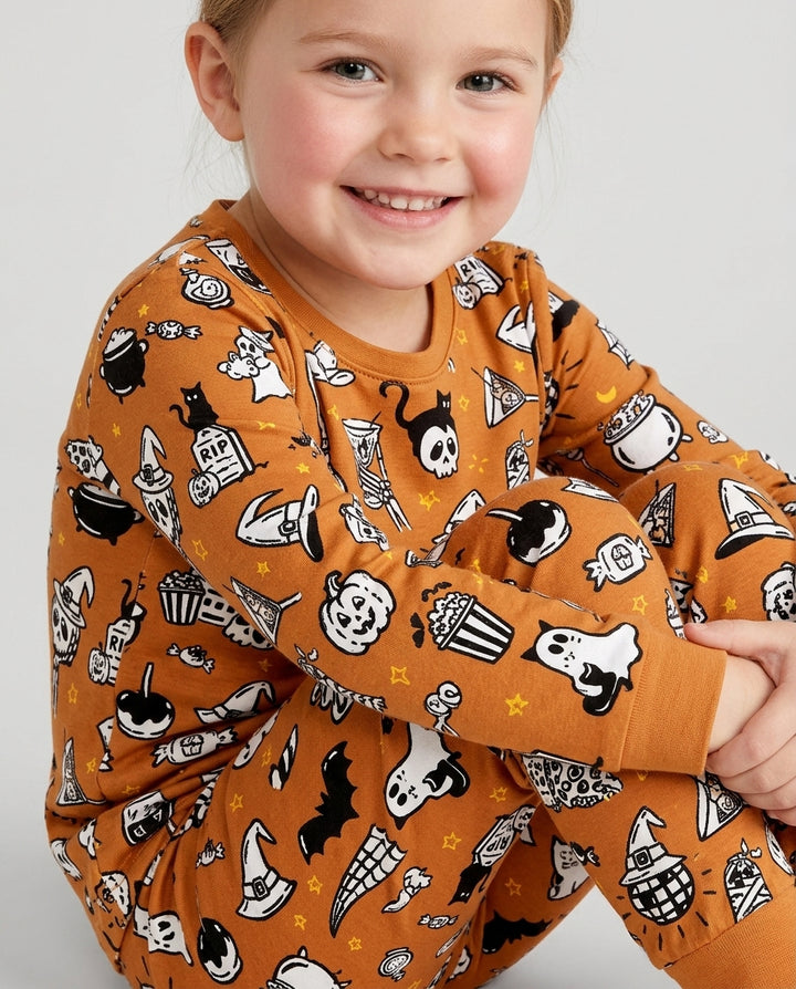 Spooky Season Bamboo Two Piece Long Sleeve Pajama Set