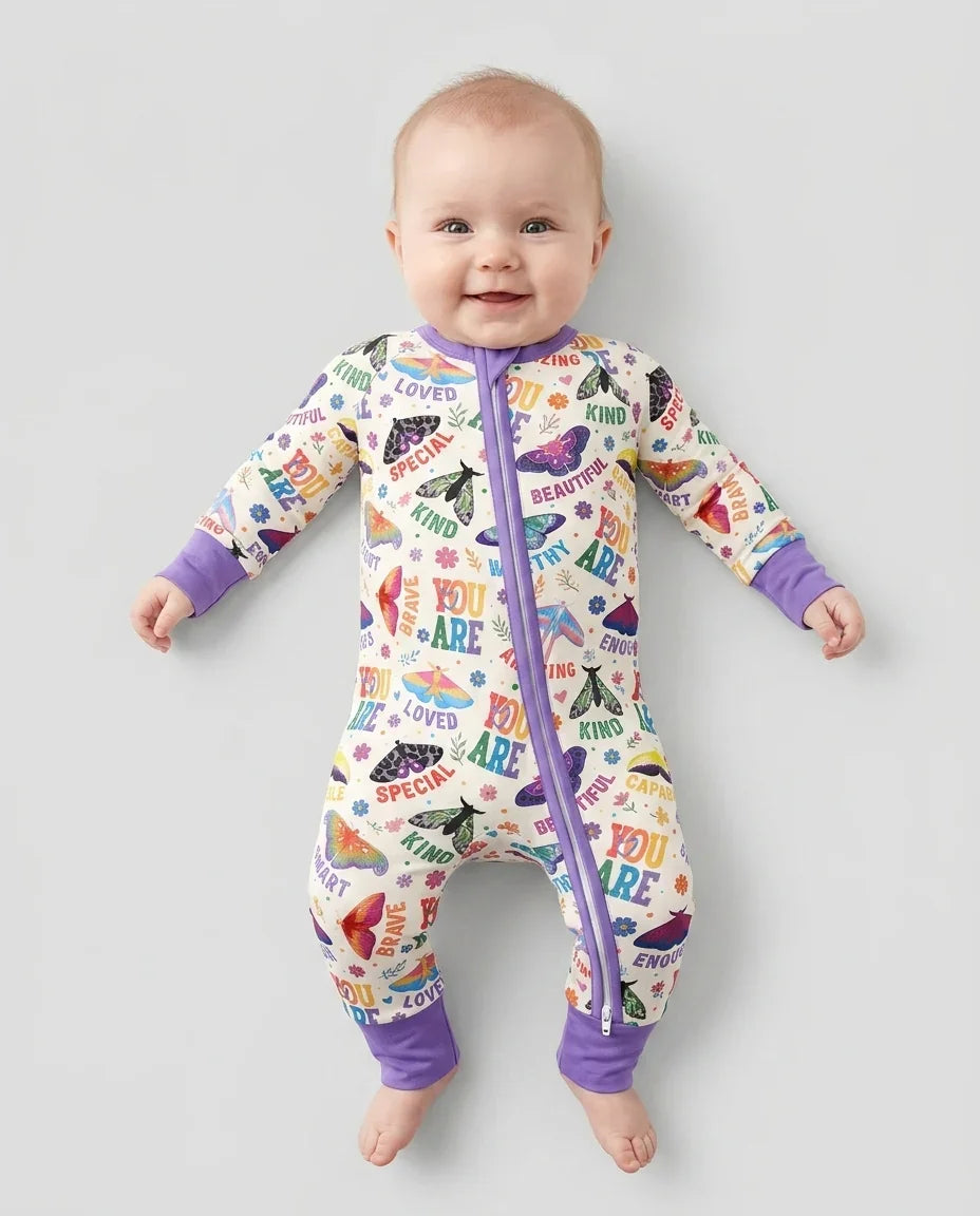 Gerippte Babykleidung mit individuellem Foto - Weich &amp; Skizzenhaft