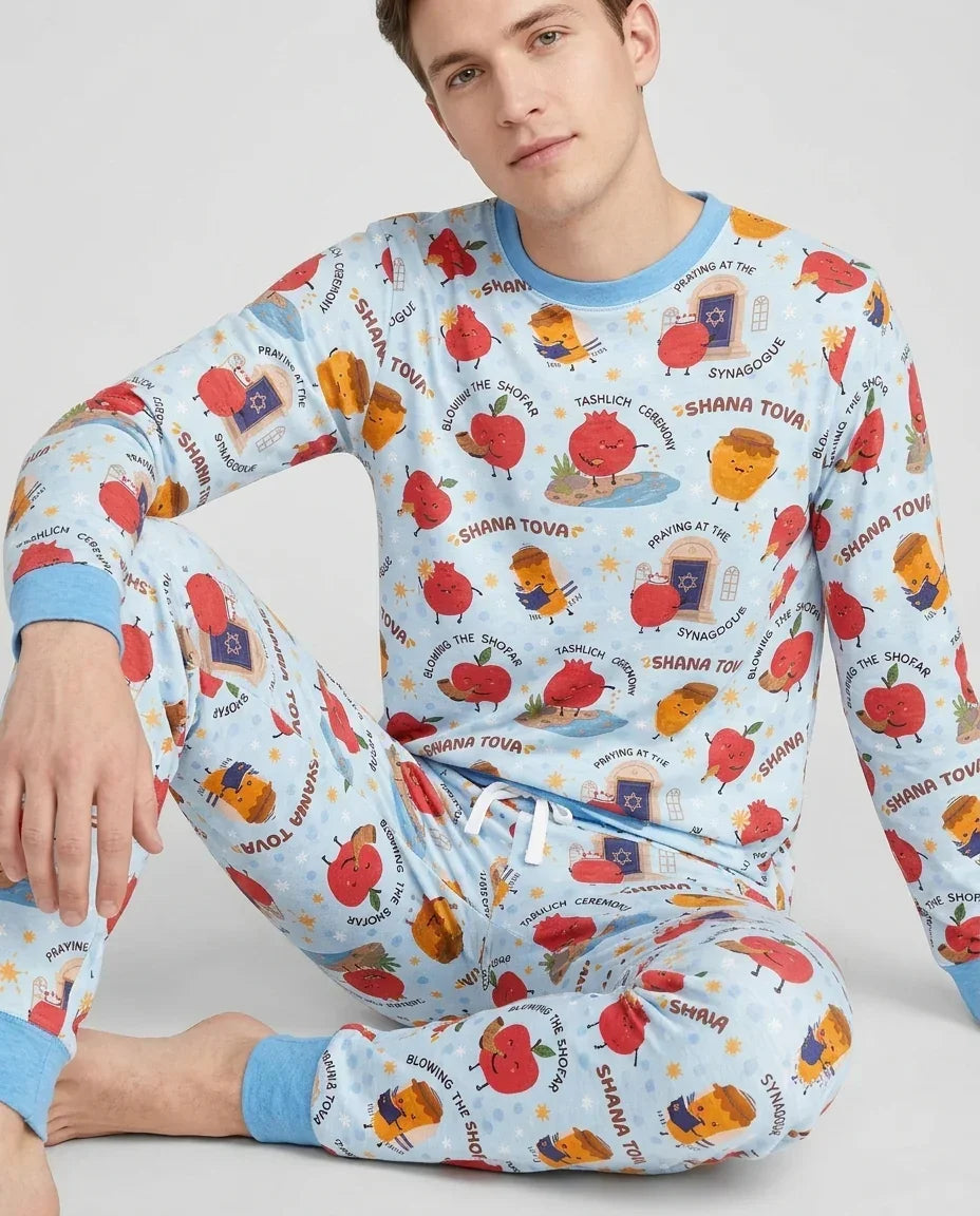 Sweet Sacred Moments Family Matching Bamboo Men's Pajama Set