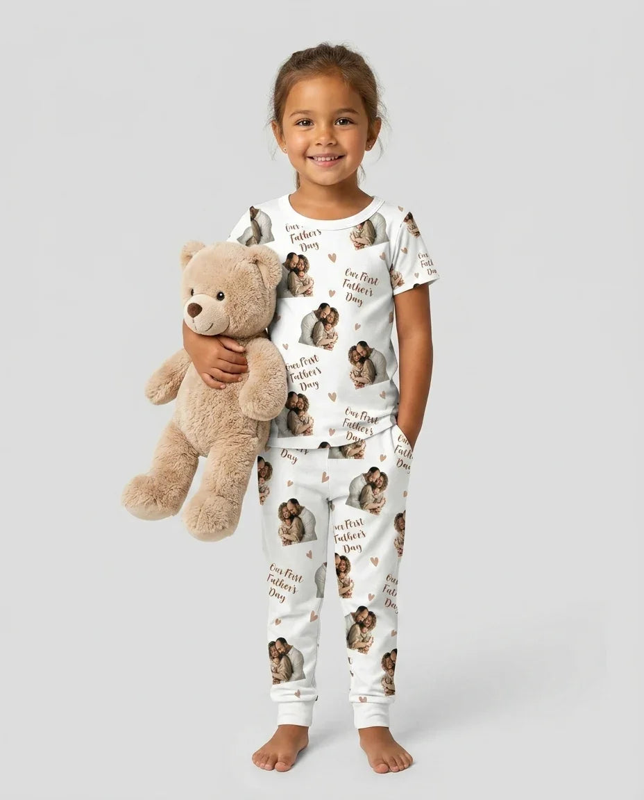 Zweiteiliges, kurzärmliges Pyjama-Set mit Marienkäfern