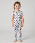 Zweiteiliges, kurzärmliges Pyjama-Set mit Marienkäfern