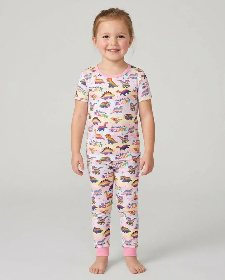 Zweiteiliges, kurzärmliges Pyjama-Set mit Marienkäfern