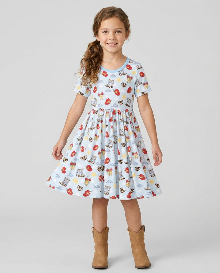 Vorlage Bambus Twirl Kleid