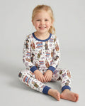 Party Like It's 1776 Family Matching Bamboo Two Piece Long Sleeve Pajama Set