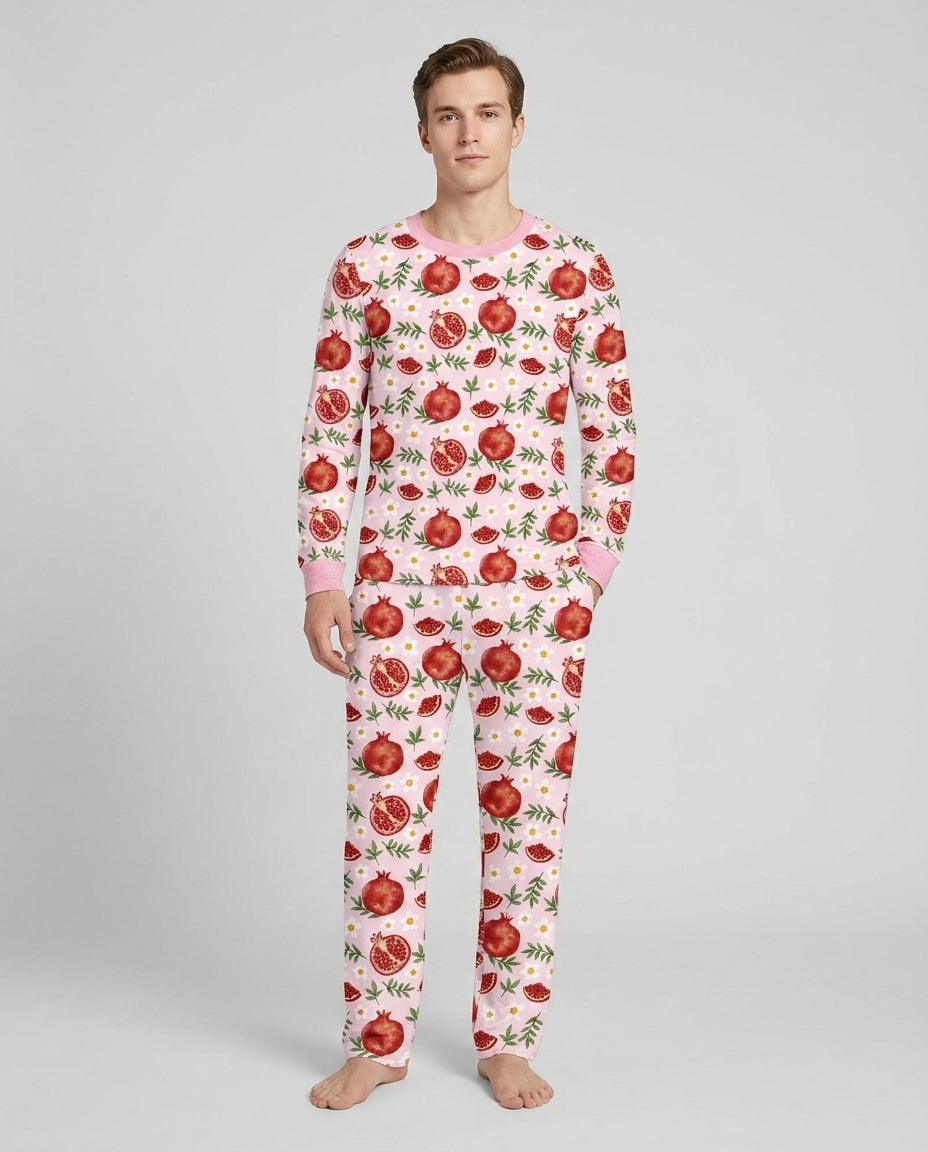 Pomegranate Garden Joy Family Matching Bamboo Men's Pajama Set