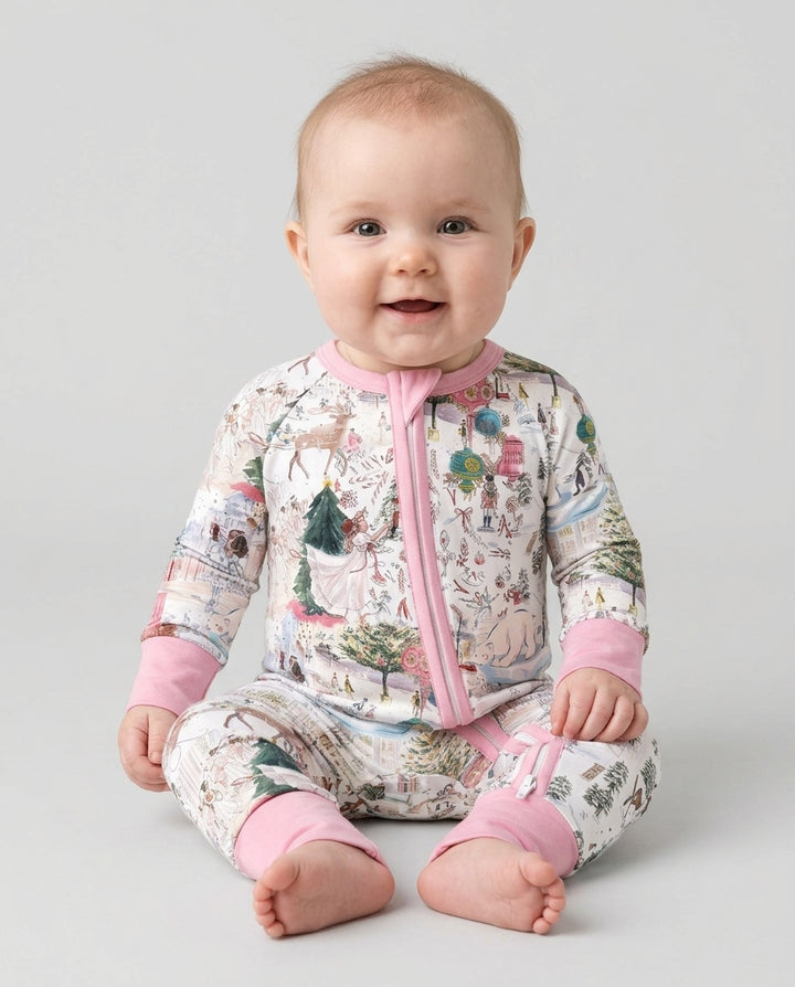 Enchanted Winter Wonderland Bamboo Convertible Zippy