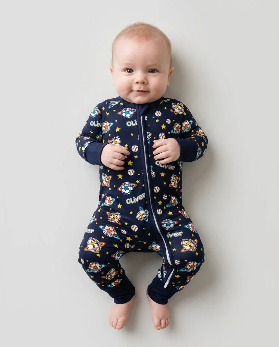 Gerippte Babykleidung mit individuellem Foto - Weich &amp; Skizzenhaft