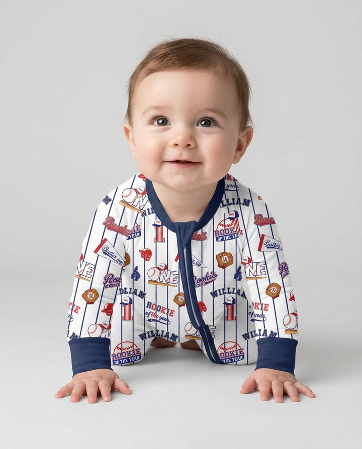 Baseball Birthday Boy Bamboo Convertible Zippy