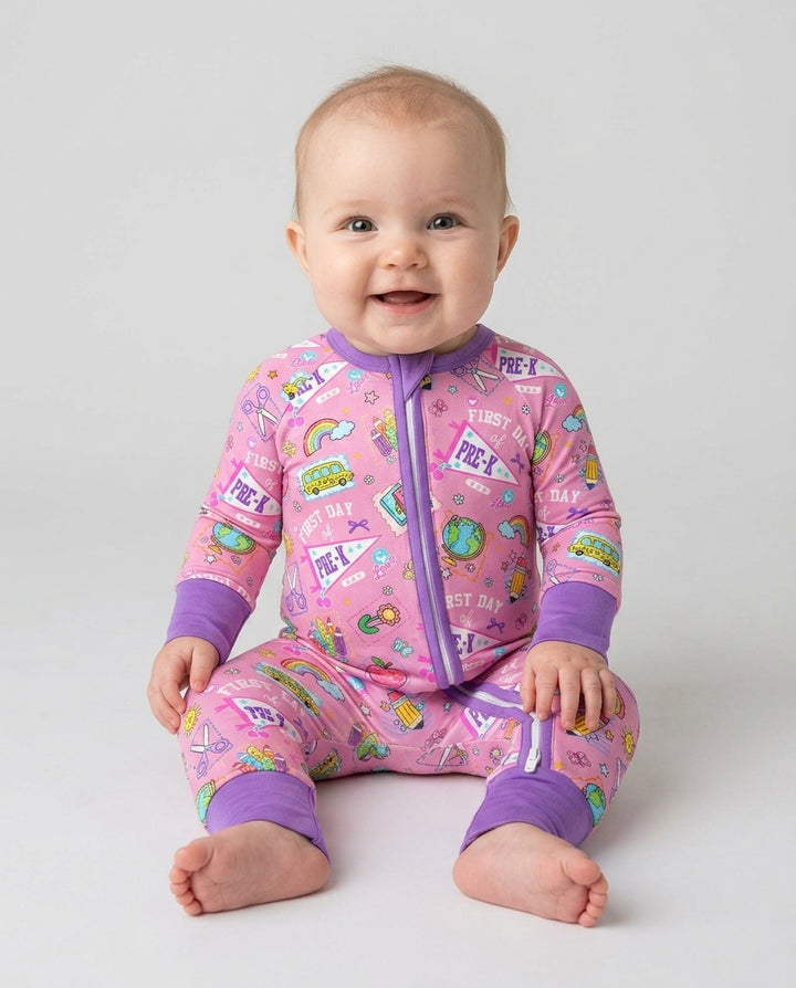 Gerippte Babykleidung mit individuellem Foto - Weich &amp; Skizzenhaft