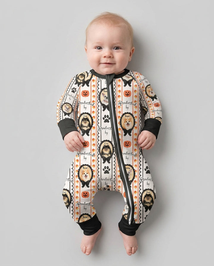 Gerippte Babykleidung mit individuellem Foto - Weich &amp; Skizzenhaft