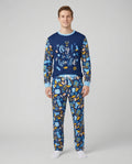 Oy to the World Hanukkah Bamboo Men's Pajama Set