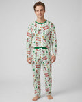 Guess What Chicken Butt Christmas Bamboo Men's Pajama Set