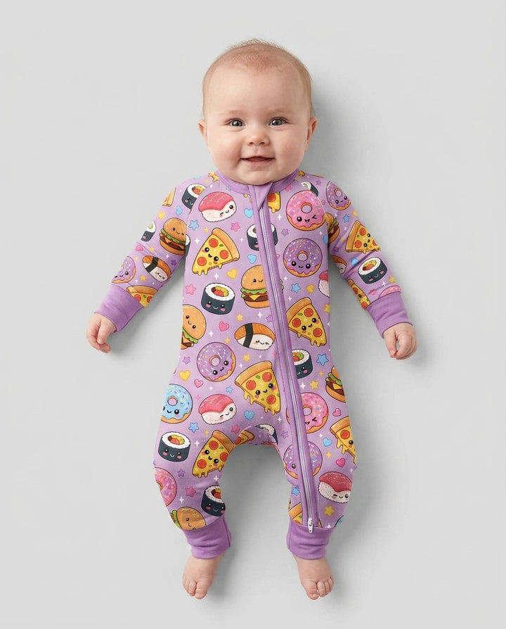Kawaii Snack Party Bamboo Convertible Zippy